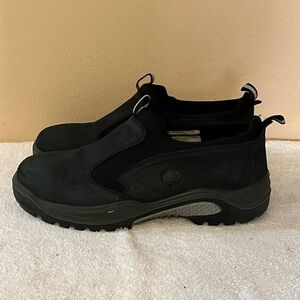 Baca Black Safety Steel Toe Shoes Sz 10